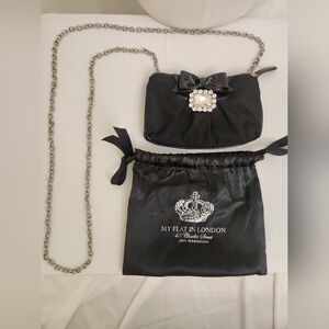 My Flat in London Black Drawstring Bag